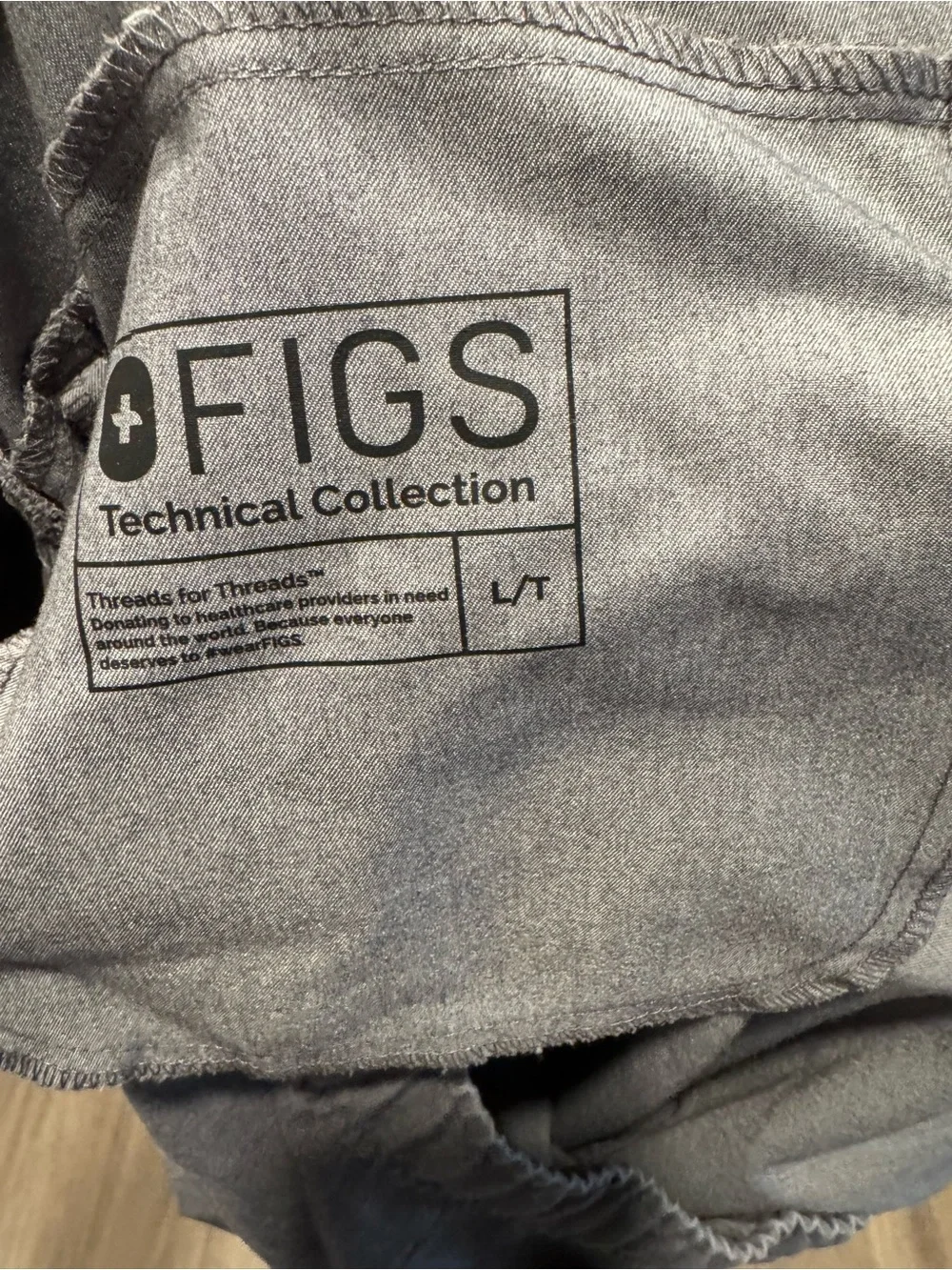 Men’s Figs Scrub Pants Grey L/Tall
